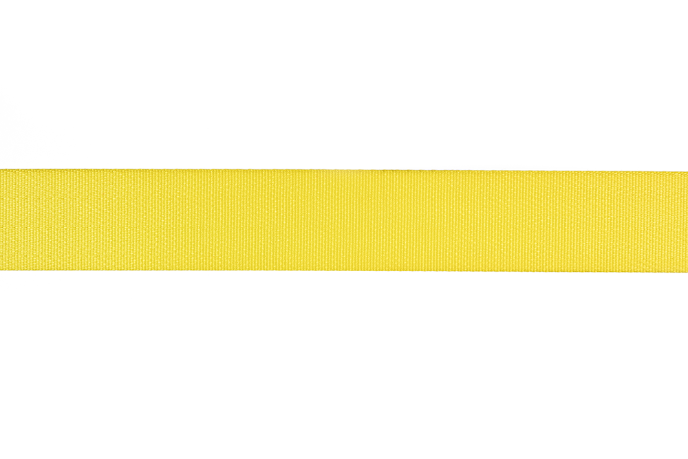 Yellow Seat Belt Webbing Strap