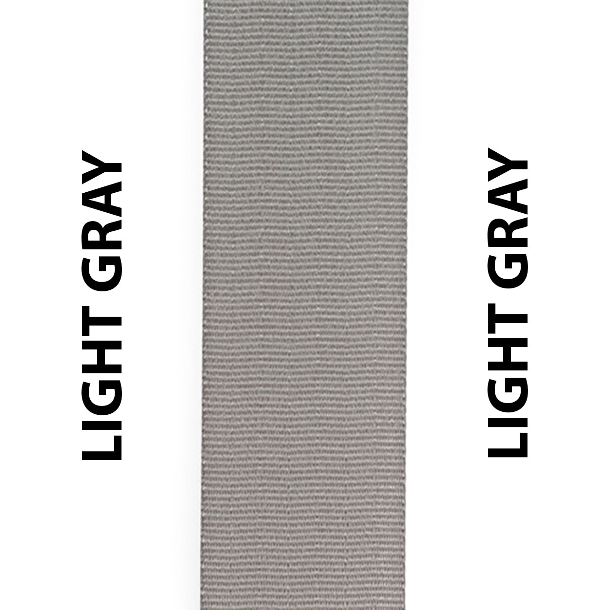 Light Gray / Grey Seat Belt Webbing Replacement Strap