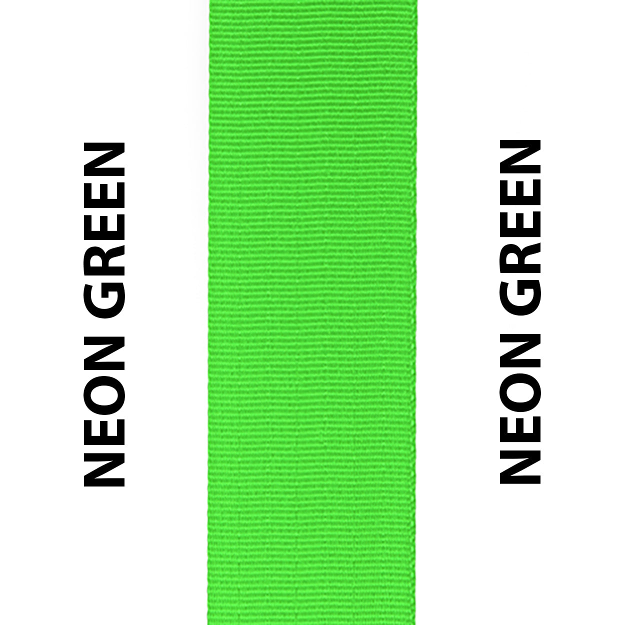 Neon Green Seat Belt Webbing Replacement Strap